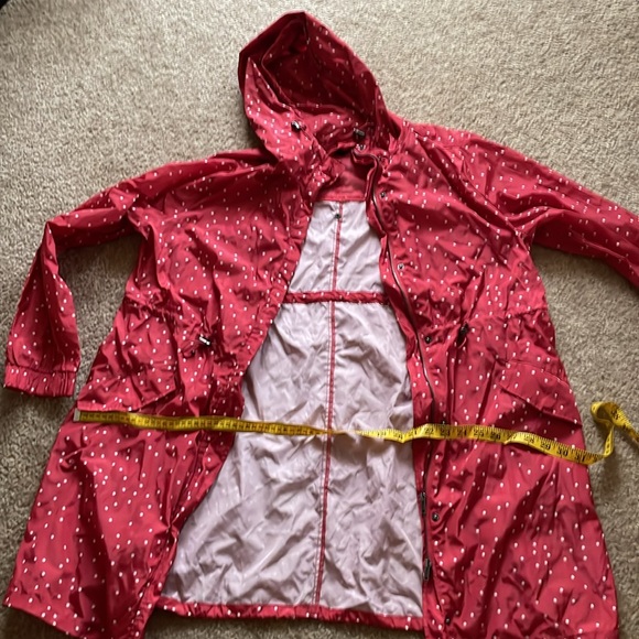 Torrid polka dot rain coat. Brand new without tags. Never worn. Size 1. - Picture 4 of 9